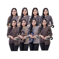 Women's Batik Blouse Today's Batik Shirt For Women Office Batik Tops