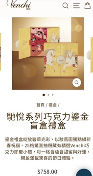 Venchi 馳悅系列 巧克力盲盒禮盒