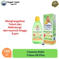 MGS - Cussons Baby Telon Oil Plus 150 ML | Telon Oil Plus 8 Hours