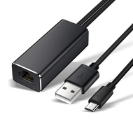 Ethernet Adapter for Chromecast USB 2.0 to RJ45 for Google Chromecast 2 1 Ultra Audio TV Stick Micro