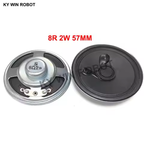 2pcs/lot New Ultra-thin speaker 8 ohms 2 watt 2W 8R speaker Diameter 57MM 5.7CM thickness 13MM IC El