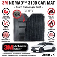 (SG Seller) Zeekr 7X 3M™ Nomad™ 3100 Car Mat ( Front Passenger Seat ) ( GREY ) | Durable Anti Slip M