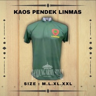 COD Kaos LINMAS KAOS Hansip / Baju Linmas Murah Termurah Warna Hijau KAOS LINMAS TERBARU KAOS HANSI