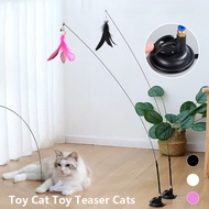 Cat Teaser Stick Cat Interactive Toy Cat Toy Teaser Cats Suction Cup Teasing Cat Cat Self-healing To