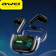 Awei T52 Pro Wireless Bluetooth Earphones Bluetooth Headphone With Colorful lights IPX6 Waterproof Sports Headset HiFi G