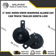 3" DISC HORN SIREN WARNING ALARM 24V Car Truck TRAILER KERETA Lori