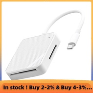 (E L X I) 4 in 1 Memory Card Reader Adapter Type C USB-C Smart Media OTG M2 SD SM XD Card Reader for