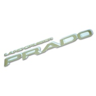 สติ๊กเกอร์ Sticker Land Cruiser Prado Sticker LAND CRUISER PRADO Colour Gold Silver size: 127*17