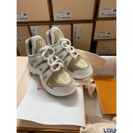 PREMIUM quality 2023LV cowhide Archlight sports breathable women’s heighten sneakers (thickness: 8cm) 1664