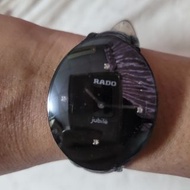 RADO 雷達 jubile 原鑲4鑽面 石英 女錶 9成5新