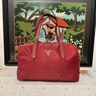 Tas Boston Prada Nylon - Bekas Second Preloved Original Authentic