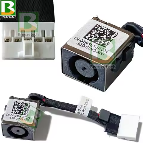 Original New Laptop DC Power Jack Socket Cable for Dell Latitude 7240 E7240 7250 E7250 Series 04W9NY