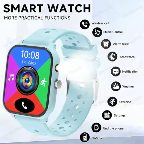New Game Smart Watch 1.83'' Bluetooth Call Sports Mode Music/Camera Control LED Flashlight Smart Wat