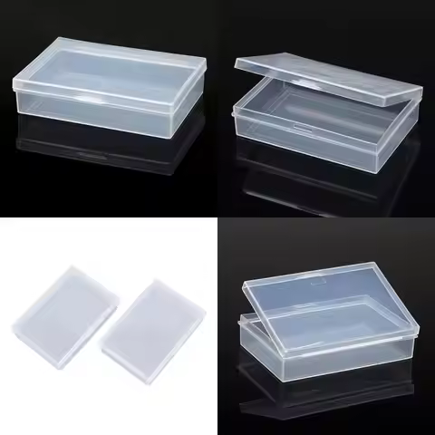 Q39E Playing Card Empty Transparent Gaming Card Box Playing Card Container