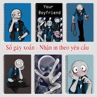Your boyfriend game notebook spiral spine notebook 200 pages many models MAU393