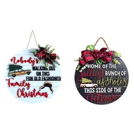 HAPPY TIME-Door Hanger Sign Welcome Sign for Front Door-Round Hanging Sign for Home Decor House Vaca