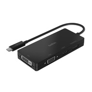 Belkin ฮับมัลติพอร์ต USB-C Hub Multimedia Adapter สำหรับนำเสนองานในห้องประชุม ห้องเรียน ใช้ได้กับWin