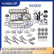 STD Rebuild Gasket Timimg Con-rod Piston Bearing Kit Fit 3.0 L Gas N55 N55B30 For 06-19 ALPINA B3 BM