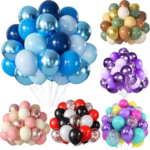 Balloons Birthday Decorations Happy Wedding Party Supplies Minecraft Child's Day Backgrounds Mother 