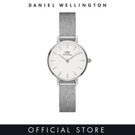[2 Years Warranty] Daniel Wellington Petite Pressed Sterling 24mm Silver with White dial - DW watch 