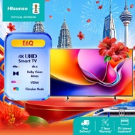 Hisense 43-75 inch 4K UHD Dual Band WiFi Voice Control Smart TV/ Dolby Vision/AI 4K- E6Q