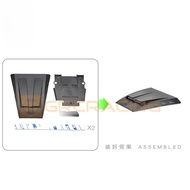 1/10 RC Crawler Upgrade Accessories | Hidden Pillar + Flip Engine Cover for TRX4 G500 TRX6 G63