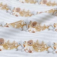 1 Cotton Fabric Wide Front 58(145cm.) Cute Pattern Yes Cute Fabric Cotton Fabric