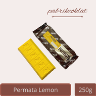 Lemon Permata Coklat Blok Warna Kuning Rasa Lemon 250g / 1kg- Yellow Chocolate Compound Lemon 250gr