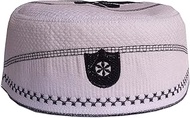 Kufi Men's Unisex Muslim Men Prayer Cap Ramadaan Caps Eid Kufis Handmade Namaz Hat Beanie