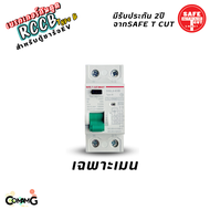 RCCB Type B เมนกันดูด AC/DC สำหรับตู้ชาร์จรถไฟฟ้า EV ยี่ห้อSafe T Cut มีรับประกัน2ปี มีพร้อมตู้กันน้