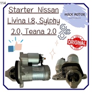 Starter Nissan Livina 1.8 , Sylphy 2.0 , Teana 2.0 12V 10T 1.4KW