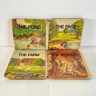 3d Book/The Pond The Park The Woods The Farm/3d Picture Book/1 Set 4 Books/Secondhand Book