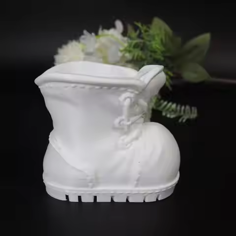 Plants Flower Pot Boot Shaped Container Flowerpot Planter Windowsill Garden Pots For Desks Bookshelv