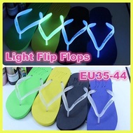 Women/Men Shiny Flip Flops Fluorescent Light Flip Flops