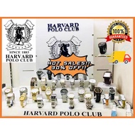 ClearanceSales 100% Original Harvard Polo Club Men Women Fashion Japan Quartz Analog Stainless Steel