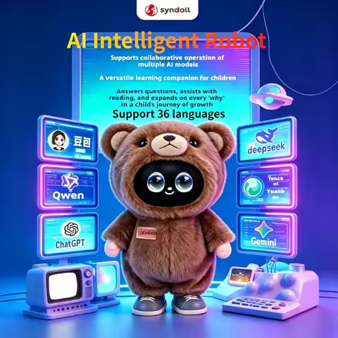 Intelligent AI Interactive Companion Robot, Supporting 36 Languages, Voiceprint Recognition Early Ed