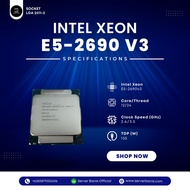 Intel Xeon E5 2690v3 12 Core 24 Threads 2.60 GHz High boost clock for gaming