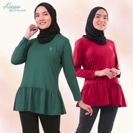 Jersey Muslimah Peplum Baju Sukan Quick Dry  (M-3XL)