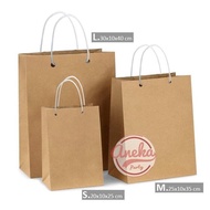 (Contents 12) Paper Bag Plain Brown Paper Bag/Retail Plain Brown Shopping Bag/Plain Brown Cardboard Paper Bag