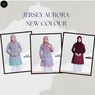 Tshirt Jersey Muslimah Aurora 2026 | Humaira Design | Baju muslimah jersey | Jersi Muslimah