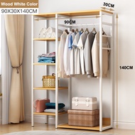 Furniture Stand Hanger Kayu Rak Gantungan Baju Serbaguna Rak 5 Susun lemari Rak Gantungan Baju Denga