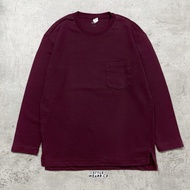 Uniqlo maroon pocket longsleeve - kn4460