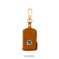 KUNJAE&Co เคสกุญแจรถยนต์ VOLVO หนังวัว Italian Calfskin (Handmade จัดส่งใน 7-10 วัน)