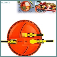 humb Unique Construction Dining Plate Baby Dishes Eating Plate Construction Themed
