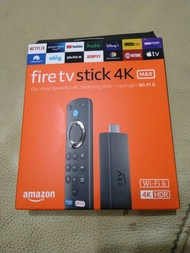 Amazon Fire TV Stick 4K Max streaming device Wi-Fi 6 Alexa Voice Remote (includes TV controls)