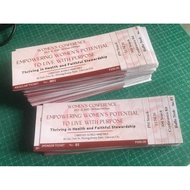 ticket stub 100 pcs customized stub