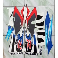 SUZUKI Striping sticker Satria 120 r 2002 whiteSUZUKI Satria lumba body trimbiru Original