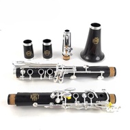 Ebony/Mopane Clarinet A tune 18 Keys Silver plated Clarinette In La MA682