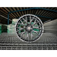 RAXER Wheels VOX107 18x8.5J 5x113 ET42 (FLOW FORMING) Hyper Black - READY STOCK