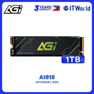 AGI AI818 1TB M.2 PCIe Gen4x4 NVMe 3D NAND Internal Solid State Drive SSD AGI1T0G43AI818-CB itw